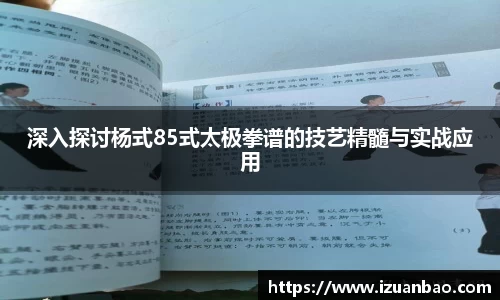 深入探讨杨式85式太极拳谱的技艺精髓与实战应用